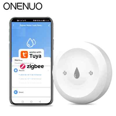 Tuya ZigBee WiFi Smart Water Sensor Leak Detector Flood Water Leakage Alarm