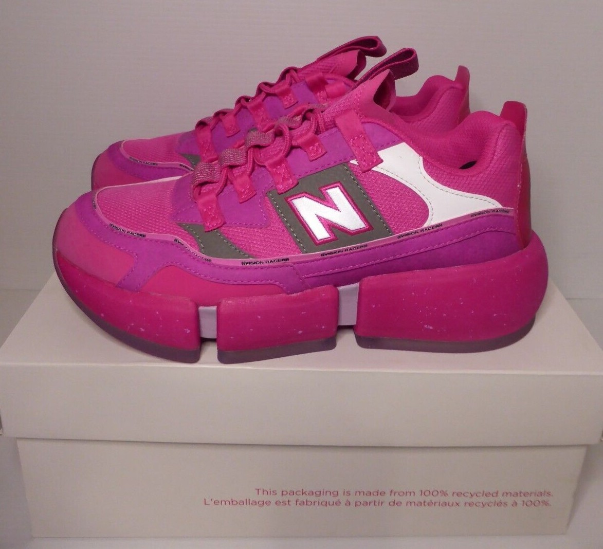 New Balance x Jaden Smith Vision Racer Pink Peony MSVRCJSC Mens US10 DS  LGBT | eBay