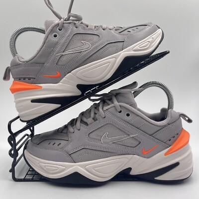 nike m2k tekno grey and orange