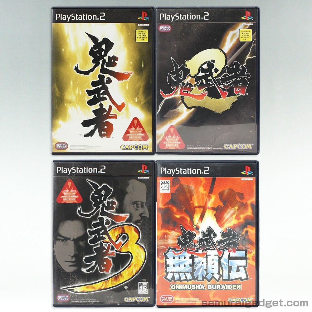 Onimusha: 1+2+3 & Blade Warriors (Buraiden) PS2 [Japanese NTSC-J