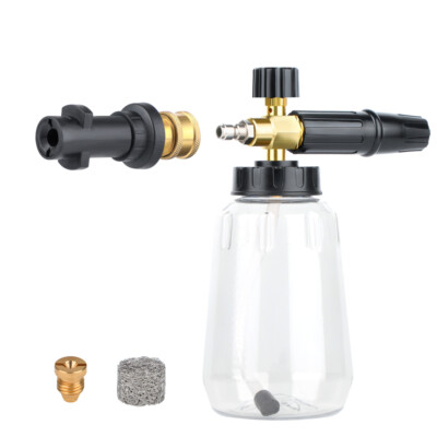 1L Schaumlanze Schaumkanone Hochdruck Düse Snow Foam Lance Gun für Kärcher K2-K7