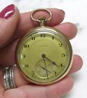 Size 12s ~ 17-Jewels ~ 6-B637 Antique 1916 Illinois Gold Filled Pocket Watch