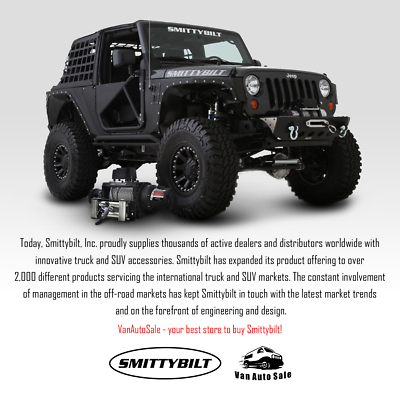 Toile De Toit Souple Smittybilt Pour Jeep Wrangler 2007-2016 - Noir, Sans Arceaux, Soft Top
