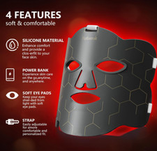 Red Light Therapy for Face, LED Red Light Therapy 660nm  850nm Wavelength