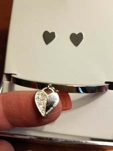 michael kors pave heart bracelet