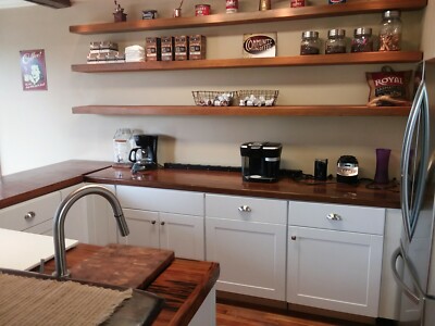 SAME TREE! Island Counter Top Sinker Cypress Wood Planks 2-1/2'' Thick Kiln Dried