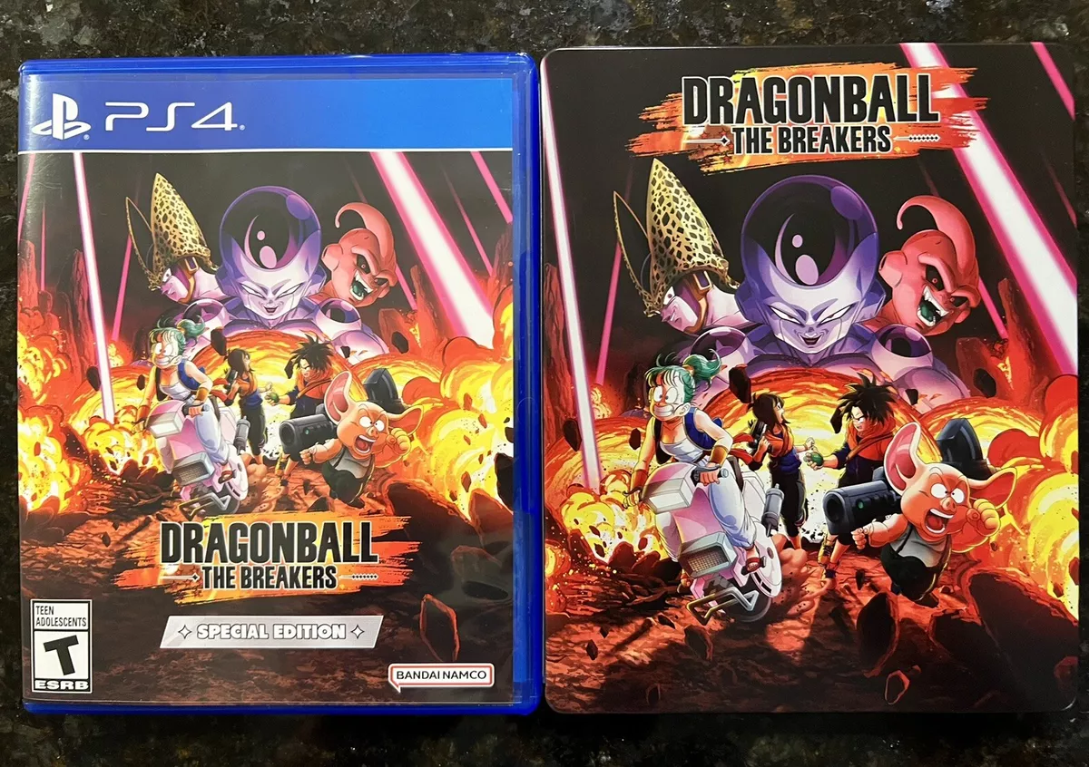 New Dragon Ball Z Super The Breakers Special Edition PS4 Steelbook W/ CODE