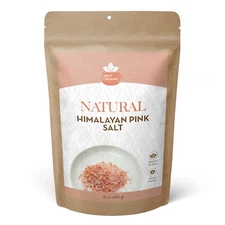 Pink Himalayan Salt 16 oz - Natural Kosher-Free Pink Salt for Cooking Grade
