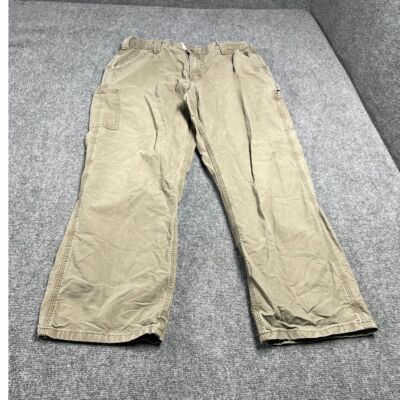 Carhartt Men's Dungaree Loose Fit Canvas Utility Work Cotton Pant Size 38W 32L