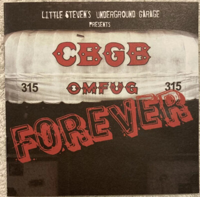 CBGB Forever CD Ramones Talking Heads Blondie Foo Fighters Green Day The Damned 