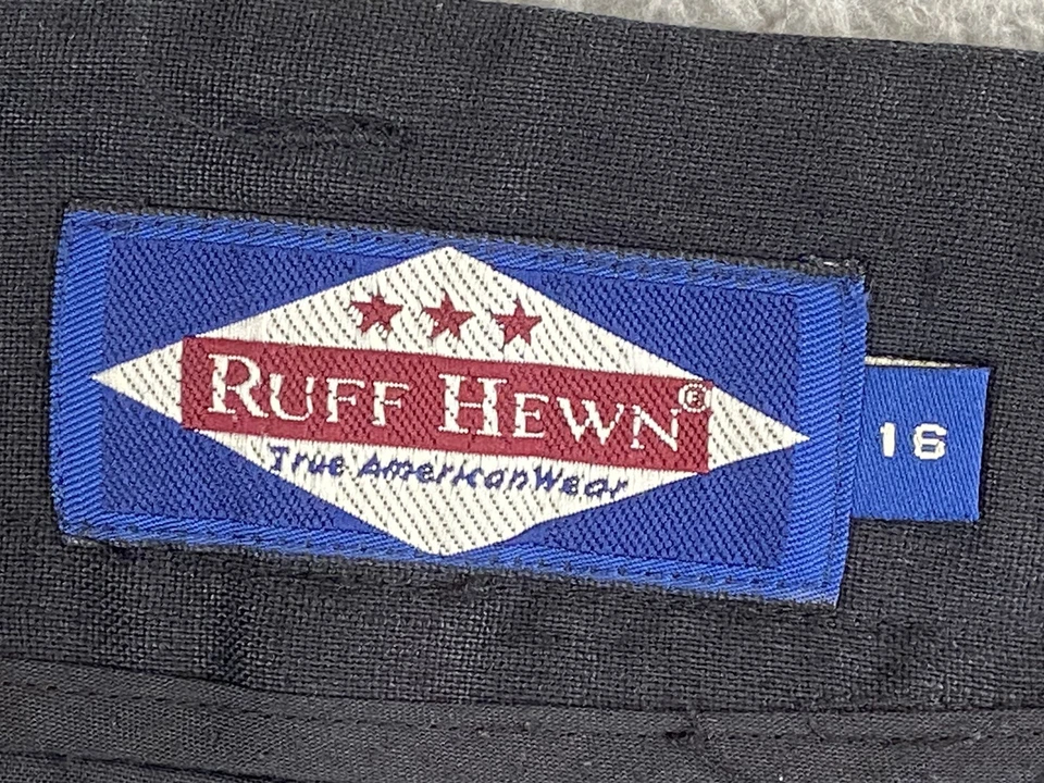 Maxi falda larga de lino negra talla 16 bolsillos con cremallera talla 16 de colección tallada con volantes para mujer EXCELENTE Foto 4 de 4