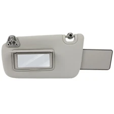Driver Side Gray Sun Visor Without Sunroof For 2012-2019 Nissan LEAF Sentra