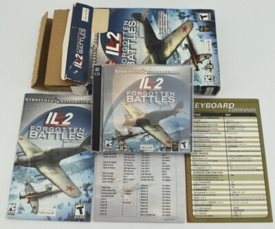 IL2 Sturmovik Forgotten Battles WWII 1941-45 Flight Simulation Ubi Soft PC 2003