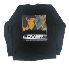 Lover Long Sleeve Black T-shirt Men’s Size M Made In USA