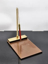 Vintage Park Sherman Desk Notepad Spring Attached Bullet Pencil