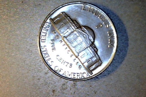 1942-P Jefferson Nickel Unc. FS SILVER - ERROR DOUBLE BOW - Picture 2 of 5