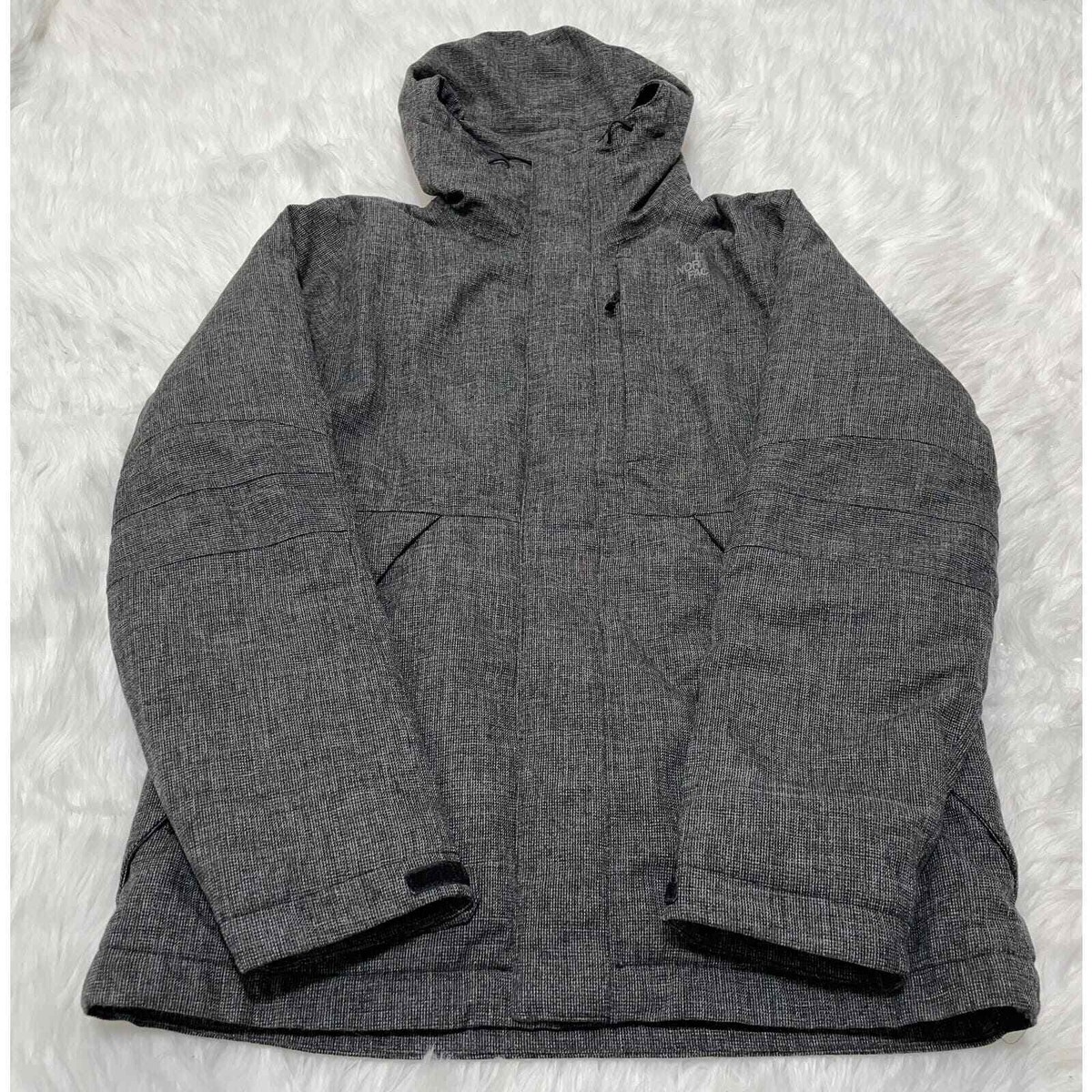 The North Face Tweed Stanwix Jacket Insulated Hooded Waterproof Sz