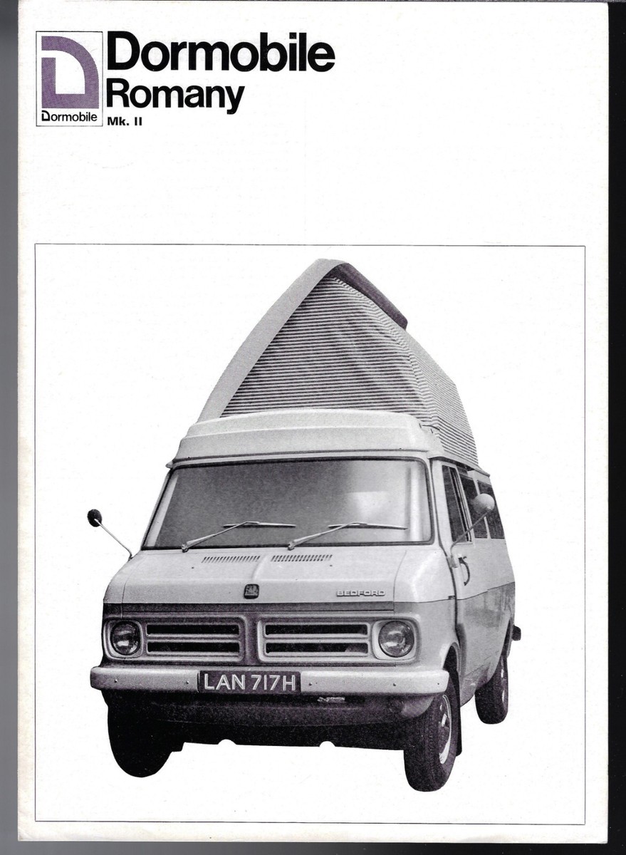 Bedford CF Dormobile Romany Mk II Caravan c1970-1971 UK Market