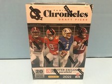 2021 PANINI CHRONICLES draft picks SEALED FOOTBALL BLASTER BOX 3 pink parallels