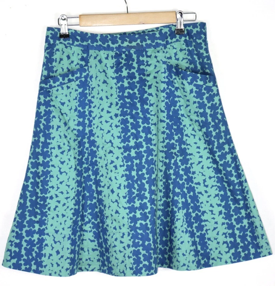 Gonna donna Marc Jacobs floreale 100% cotone linea A zip/bottone taglia 4 - Immagine 2 di 4