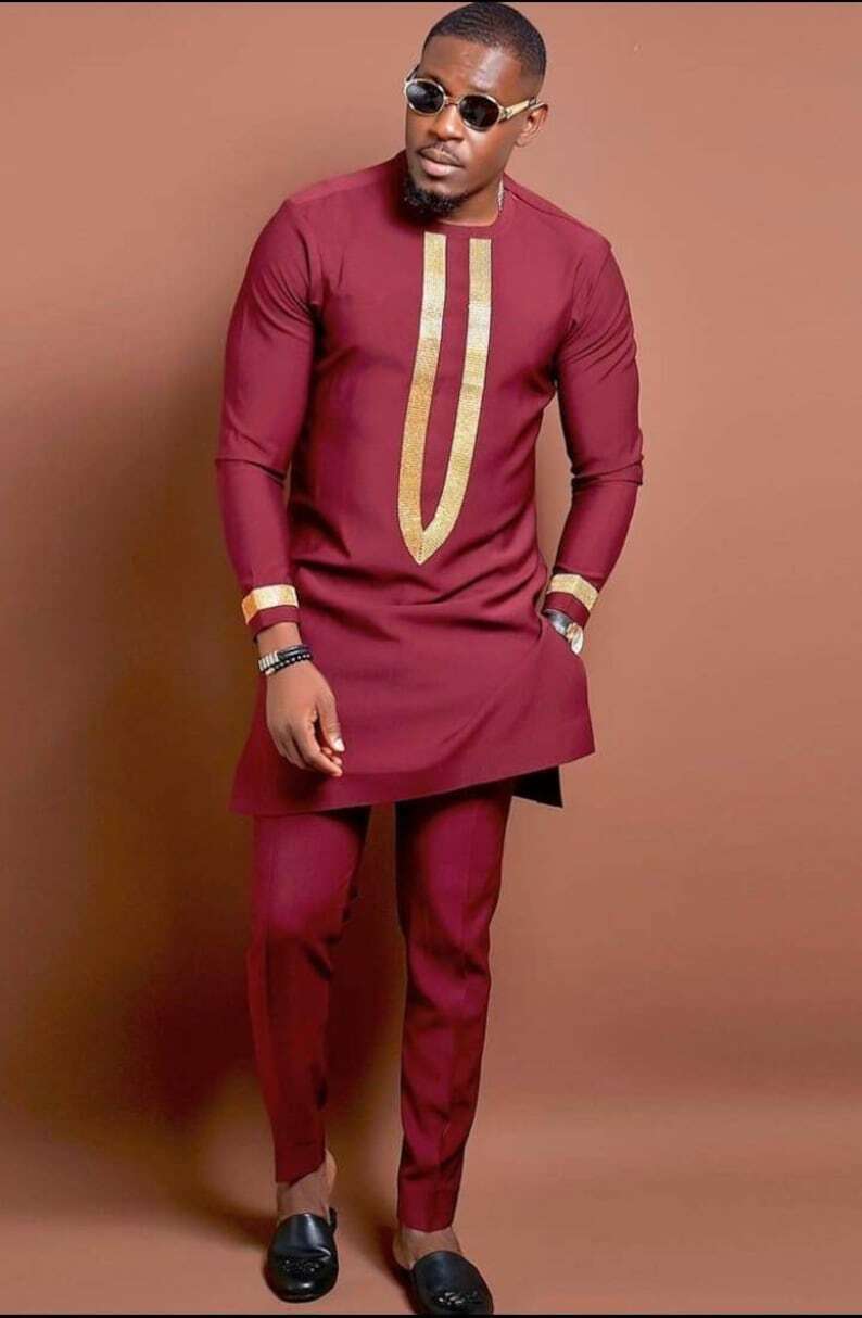 black red kurta pajama