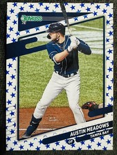 Austin Meadows 2021 Panini Donruss Independence Day Variation #118 Tampa Bay Ray