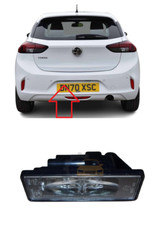NEW VAUXHALL CORSA 2019- REAR NUMBER LICENSE PLATE LIGHT LAMP LEFT LED