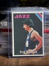 1975 Topps - Pete Maravich #75 New Orleans Jazz