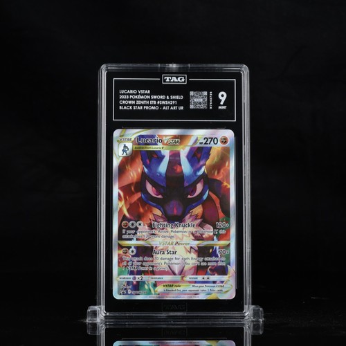 Lucario VSTAR graded TAG 9 for sale on eBay