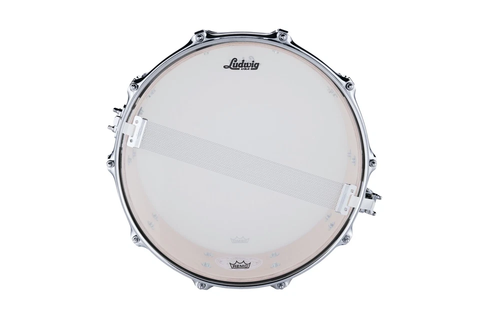 Ludwig Classic Maple 5x14" Triband Red Silver Blue Snare Drum USA Made | Dealer - Image 4 of 4