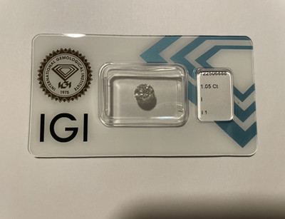 IGI zertifizierter natürlicher Diamant rund 1,65 ct I I1 lose