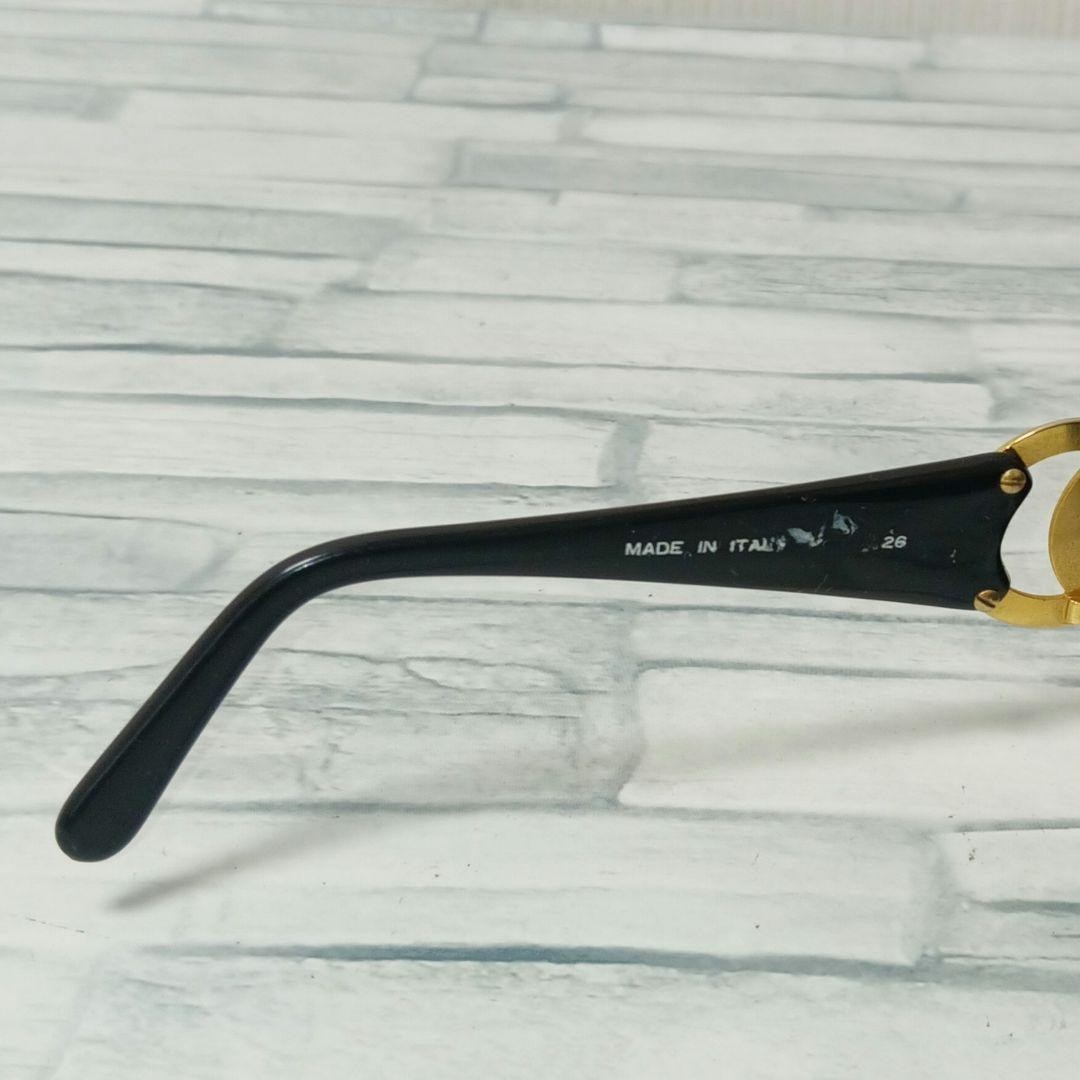 Chanel Sunglasses Black Coco Mark Gold Hardware 14cm Frame