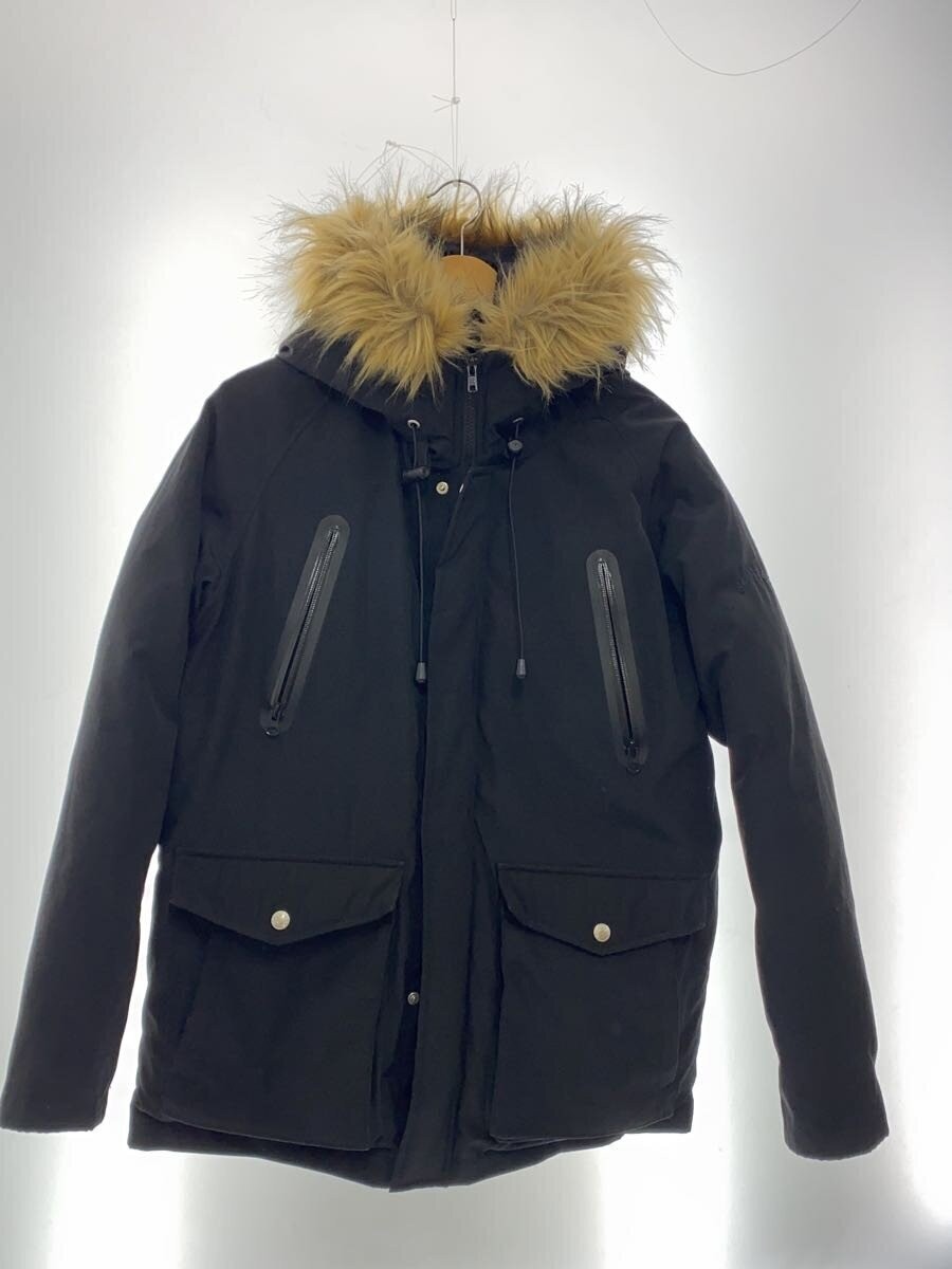 Schott Down Jacket S Polyester BLK Plain 3152034 - image 1