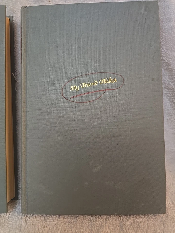 Vintage My Friend Flicka 1941 & Thunderhead 1943 By Mary O Hara 1st Editions Set Foto 2 de 4