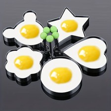 Fried Egg Mold Stainless Steel Fried Egg Ring Egg Shape Pan Ring Pancakes Vegetables