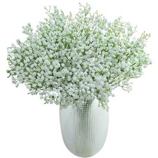 Baby  s Breath Flowers Bulk   White Real Touch Gypsophila Bouquets Faux Baby B...