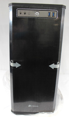 Corsair Obsidian Series 550D Mid Tower Quiet PC Case Black Sound Dampened