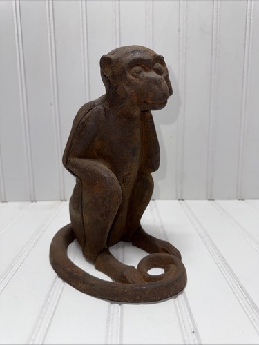 Vintage Cast Iron Monkey Piggy Bank*
