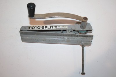 Seatek Roto-Split RS-101 Vintage Can Opener Clamp-On Hand Crank USA