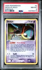Pokemon Deoxys Holo EX Emerald 2/106 PSA 8 on eBay
