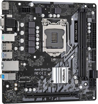 ASROCK H510M-HVS Motherboard H510 DDR4 LGA1200 MicroATX Tested