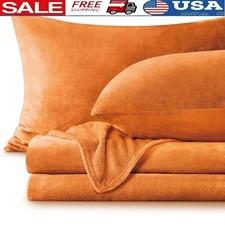 Flannel Fleece Sheet Set Soft Warm Hypoallergenic Deep Pocket All Season 4 Piece