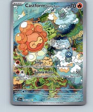 Castform Sunny Form 195/191 Illustration Rare Surging Sparks Pokemon Holo NM on eBay
