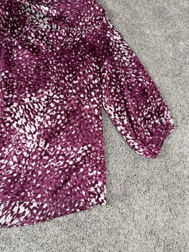 Fashion bug 3X plus size blouse 3/4 sleeve flowy blouse - Picture 15 of 16
