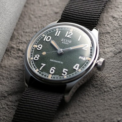 KUOE KTOTO OLD SMITH 90-002  35mm Self-winding Green dial Made in JAPAN NEW