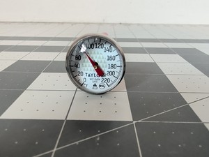 NEW TAYLOR 3512T INSTANT READ DIAL MEAT THERMOMETER STAINLESS & CLIP