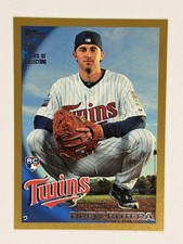 2010 DREW BUTERA Topps Gold Border #471 - Print Run 0132/2010 - Minnesota Twins