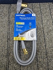 EASTMAN 61250 Electric Dryer Cord with 10/3 Gauge Wire 5FT, 3 Prong, 30AMP