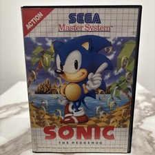 Sonic the Hedgehog Sega Master System PAL Retro Boxed Tested