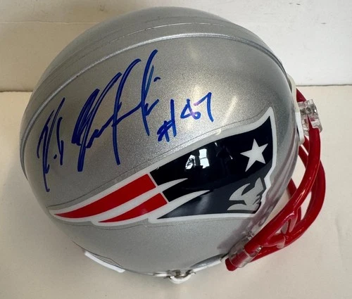 Rob Gronkowski Signed Autographed Mini Helmet New England Patriots Beckett BAS